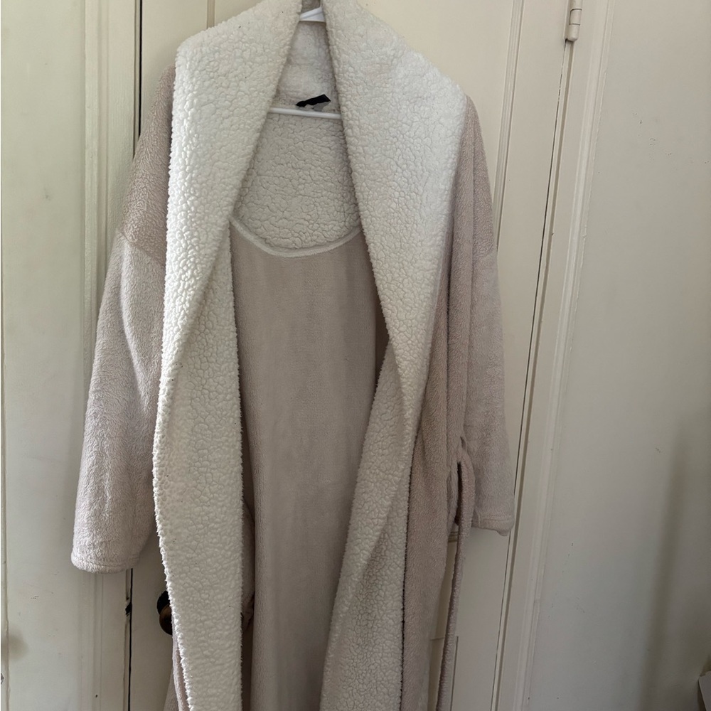 Cream Cozy Robe Intimates